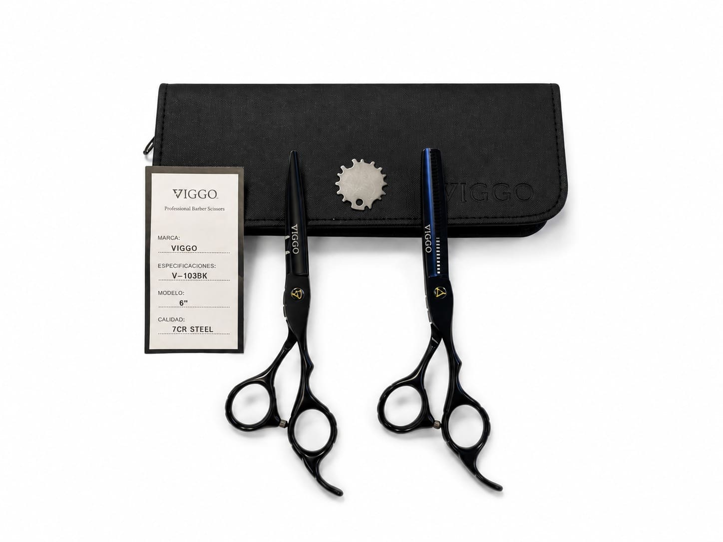 Tijera Viggo V-103bk 6"