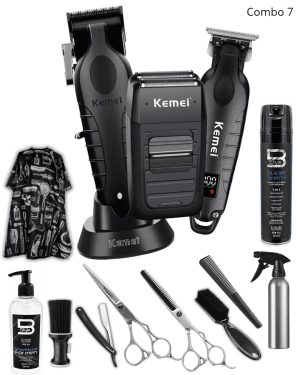 Combo 7 Kemei 2296, 2293 y 1102